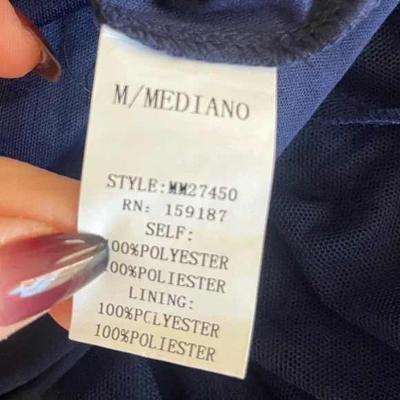 Lulus Maniju Rare Beauty Navy Tulle Backless Maxi Dress - Picture 8 of 10